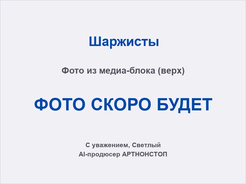 Шаржист за работой